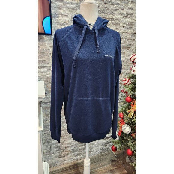 COLUMBIA SWEATSHIRT COLOR BLUE LONG SLEEVE POLYESTER SIZE M - Picture 6 of 7